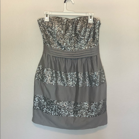 lola Dresses & Skirts - Y2K Mini Glitter Strapless Prom Dress